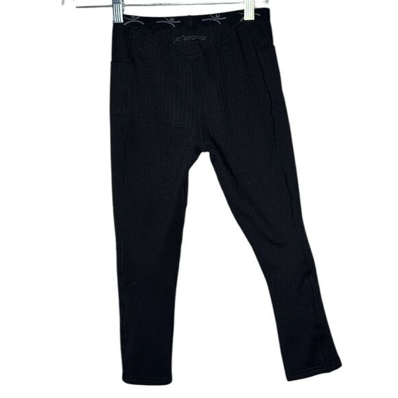 Terramar Kids Black Side Pocket Base Layer. Size Small. - Picture 4 of 7